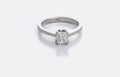 Small Diamond Solitaire Engagement or Wedding Ring