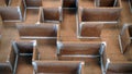wood cardboard labyrinth Royalty Free Stock Photo