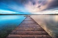 Small Dock and Boat at the lake