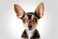 A small dog with big eyes and ears Royalty Free Stock Photo