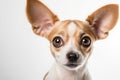 A small dog with big eyes and ears Royalty Free Stock Photo