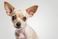 A small dog with big eyes and ears Royalty Free Stock Photo