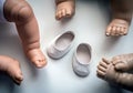 Small Doll Shoes Royalty Free Stock Photo