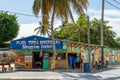 Small Dominican souvenir shops for tourists Royalty Free Stock Photo