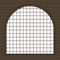 Small dormer window wih sash - 3D illustration