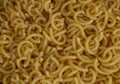 Small dry pasta food texture background closeup Royalty Free Stock Photo