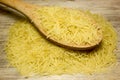 Small dry pasta noodles Royalty Free Stock Photo