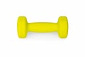 small dumbbell isolated Royalty Free Stock Photo
