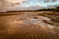 Small dunes of sand on the beach in Urangan, Queensland