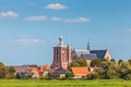 Small Dutch village in the province of Friesland Royalty Free Stock Photo