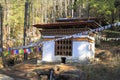 Small dzong in Paro Valley, Bhutan