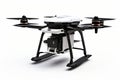 a small efficient delivery drone designed for quick urban delive Royalty Free Stock Photo