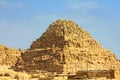 Small egypt pyramid in Giza Royalty Free Stock Photo