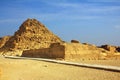 Small egypt pyramid in Giza Royalty Free Stock Photo