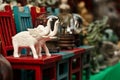 Small elephant figurines Royalty Free Stock Photo