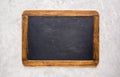 Small empty chalkboard