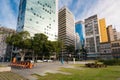 Empty Square in Rio de Janeiro Downtown