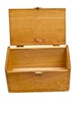 Small Empty Wooden Box Revised Royalty Free Stock Photo