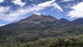 4 Small eruption of Mount Arjuno, East Java. Royalty Free Stock Photo