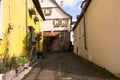 Small European Alley German Houses Cobblestone Street Quarter Co