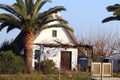 Small farmhouse typical of Valencia,La Albufera nature reserve, El Palmar, Valencia, Comunidad Valenciana, Spain.