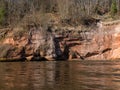 Small, fast rivers with sandstone cliffs