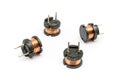 Small Ferrite Inductor for Electronic Royalty Free Stock Photo
