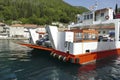 Small ferry across Bay of Kotor