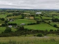 Small fields view for miles, Irish land