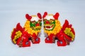 Colorful Asian dragon Royalty Free Stock Photo