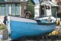 Fishing boat closeup Royalty Free Stock Photo