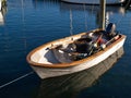 Small fishing boat in a harbour at Funen Denmark Royalty Free Stock Photo