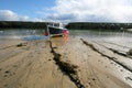 Small fishing boat in harbour Royalty Free Stock Photo