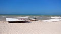 Small fishing boats, Progreso, Mexico Royalty Free Stock Photo