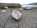 Small fishing boats in harbour Royalty Free Stock Photo