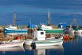 Small Fishing Boats Lanse Amour Labrador Canada