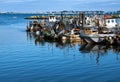 Small fishing boats in Poole Harbour Royalty Free Stock Photo