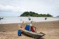 small fishing boats in southern Thailand Royalty Free Stock Photo