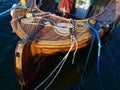 Small fishing dingy boat in a harbour at Funen Denmark Royalty Free Stock Photo