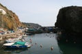 Small fishing harbour - Framura Italy Royalty Free Stock Photo