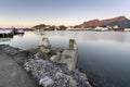 A small fishing port in the Hamnoy, Lofoten Islands Royalty Free Stock Photo