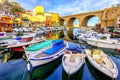 Small fishing port, Marseilles, France