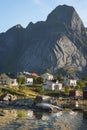 Small fishing port Reine, Lofoten Islands, Norway Royalty Free Stock Photo