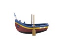 Small fishing rowboat
