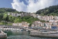 Small fishing village called elantxobe in the basque country. Spain. Data 22-10-21. Royalty Free Stock Photo