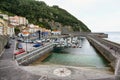 Small fishing village of elantxobe at basque country Royalty Free Stock Photo