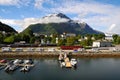 Small fishing village, fjord, Norway