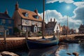 Small fishing village on the island of Britain