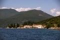 The Small Fishing Village Of Rose In The Bay Of Herceg Novi On The Coast Of Montenegro Before Sunset