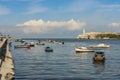 Small fishingboats Havana Royalty Free Stock Photo